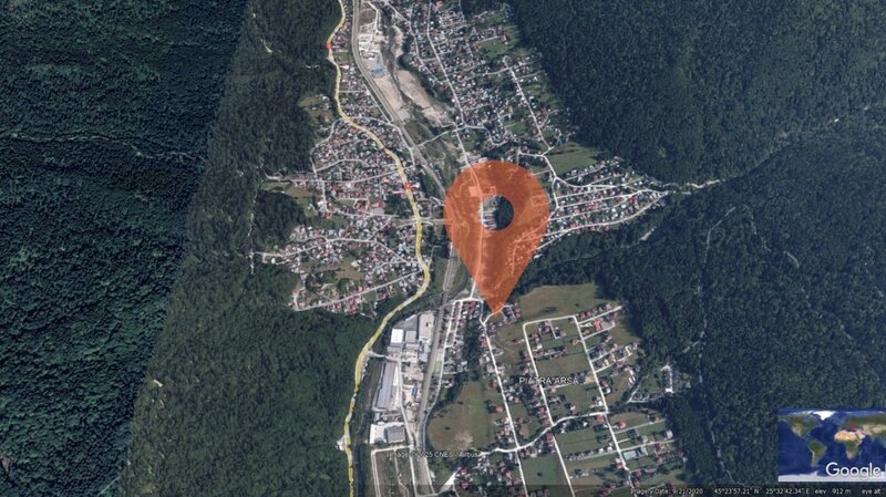 Poiana Tapului lot intravilan. Vedere Bucegi Neobstructionata.